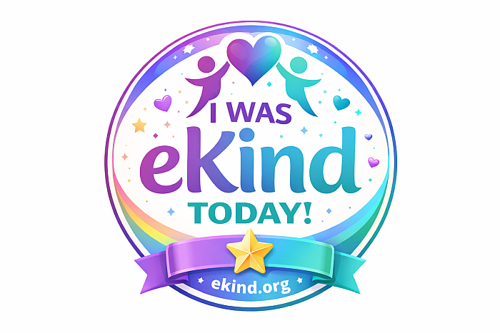 I was eKind today badge from ekind.org
